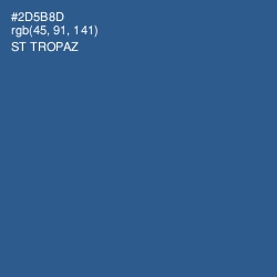#2D5B8D - St Tropaz Color Image